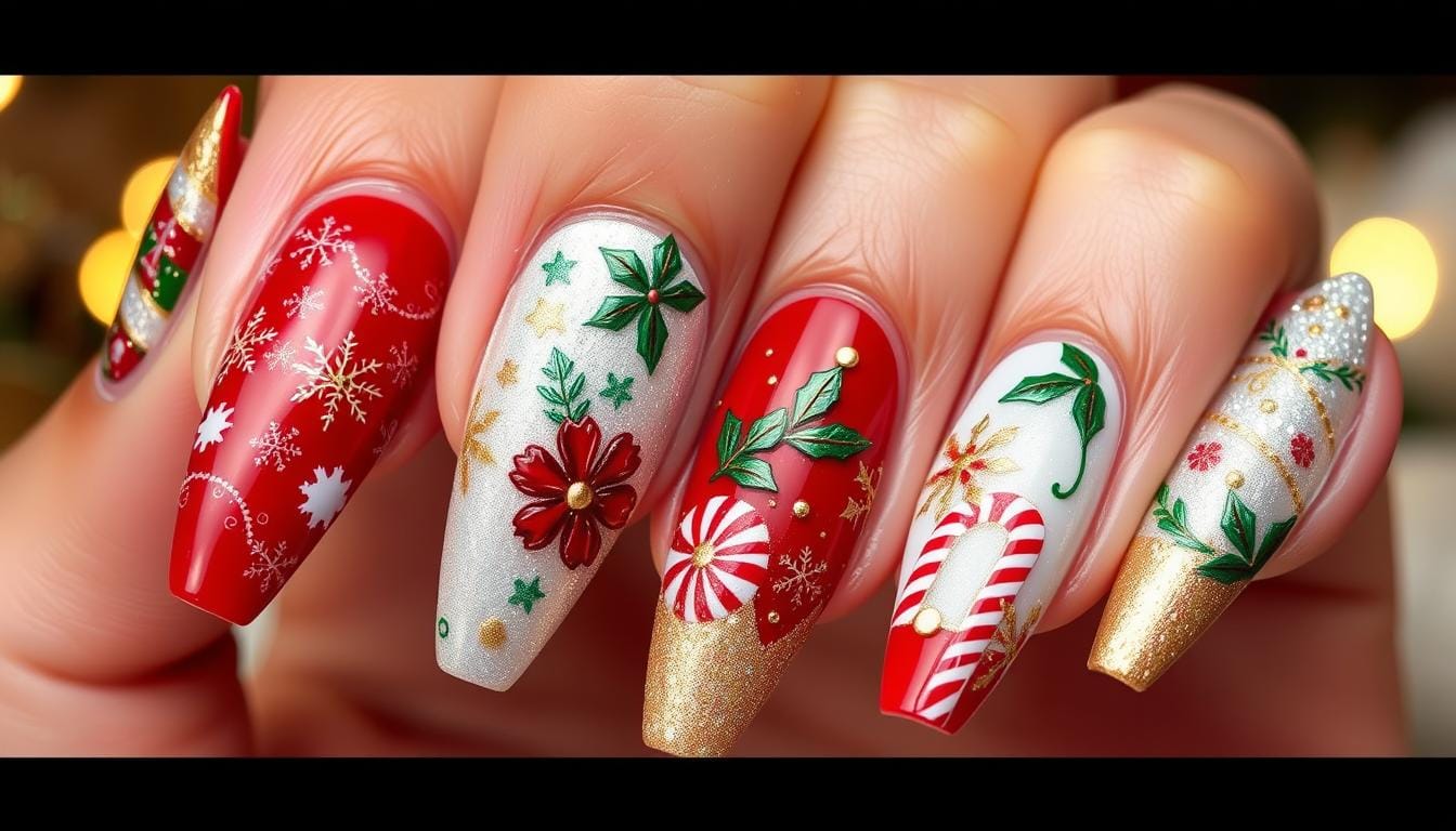 Unhas de Natal
