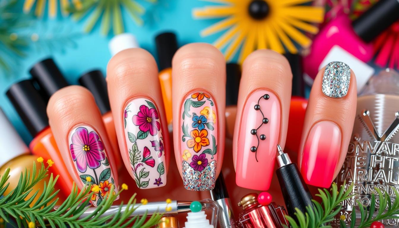 Nail Art para o Carnaval