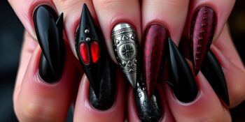 Gothic Nail Art: Dark and Edgy Designs