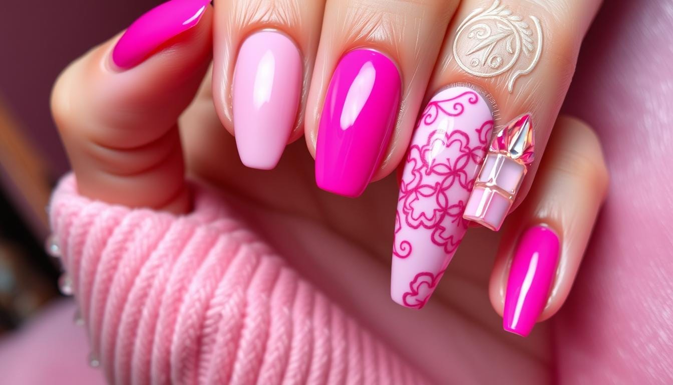???? Descubra o Poder do Rosa nas Suas Unhas! ???? A nail art pink está conquistando o mundo da beleza! Desde tons suaves até cores vibrantes, há um rosa para cada estilo e ocasião. ???? 25% mais interação nas redes sociais ???? 40% preferência por designs pastel ???? 30% aumento nos designs de pontas rosas ???? 45% demanda por unhas neon no verão Quer saber como criar sua manicure perfeita? Confira nossas dicas: ✅ Escolha a cor ideal para seu estilo ✅ Aprenda técnicas de aplicação perfeita ✅ Explore tendências e estilos criativos ✅ Combine com glitter e acabamentos especiais Não perca a chance de se inspirar e criar algo único! Compartilhe suas nail art favoritas nos comentários. ???? #NailArtPink #TendênciasDeUnhas #BelezaFeminina
