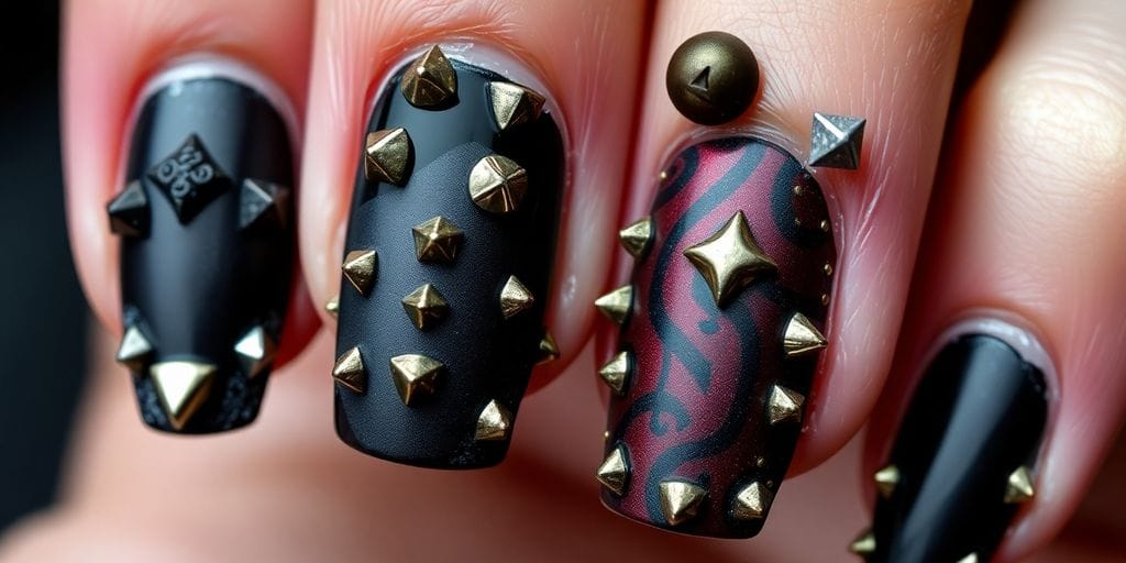 Nail Art Rock