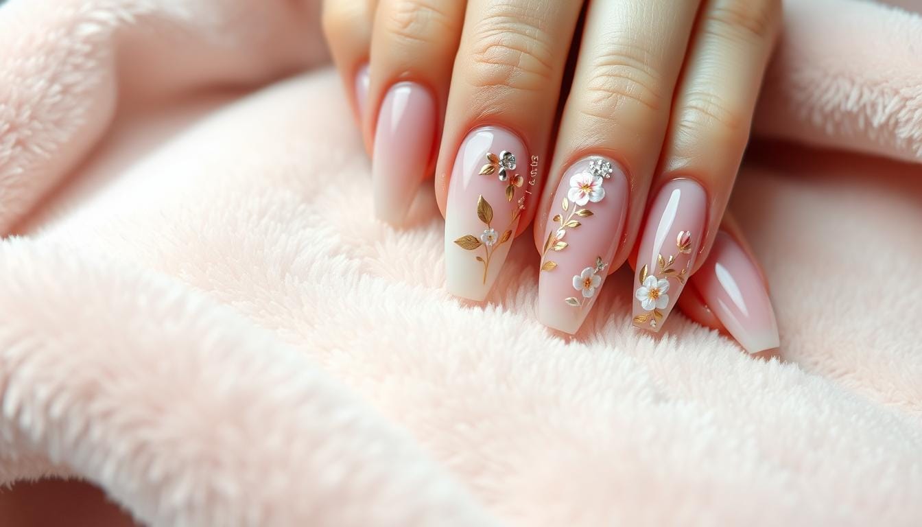 Unha em Gel BAILARINA FRANCESINHA