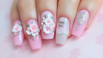 Unhas Decoradas na Cor Rosa Claro: Inspirações Românticas