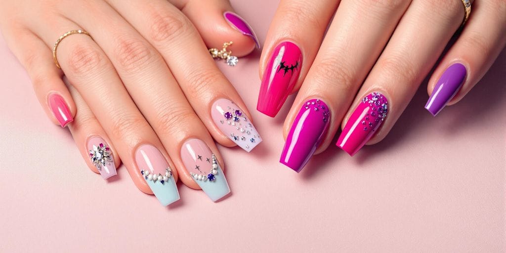 Unhas Grandes Pintadas