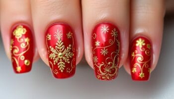 Unhas Vermelhas com Dourado: Dicas na Escolha do Esmalte