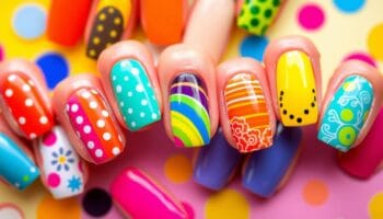 Unhas com Uma de Cada Cor: Inspirações Divertidas e Ousadas