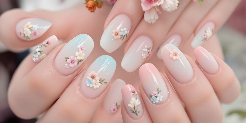 Unhas de Gel Decoradas