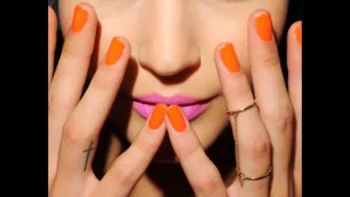Como Fazer: unhas laranja