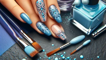 Nail Art Azul: 10 Tendências Incríveis para 2024