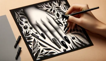 Nail Art Black: 10 Designs Modernos para Arrasar em 2024
