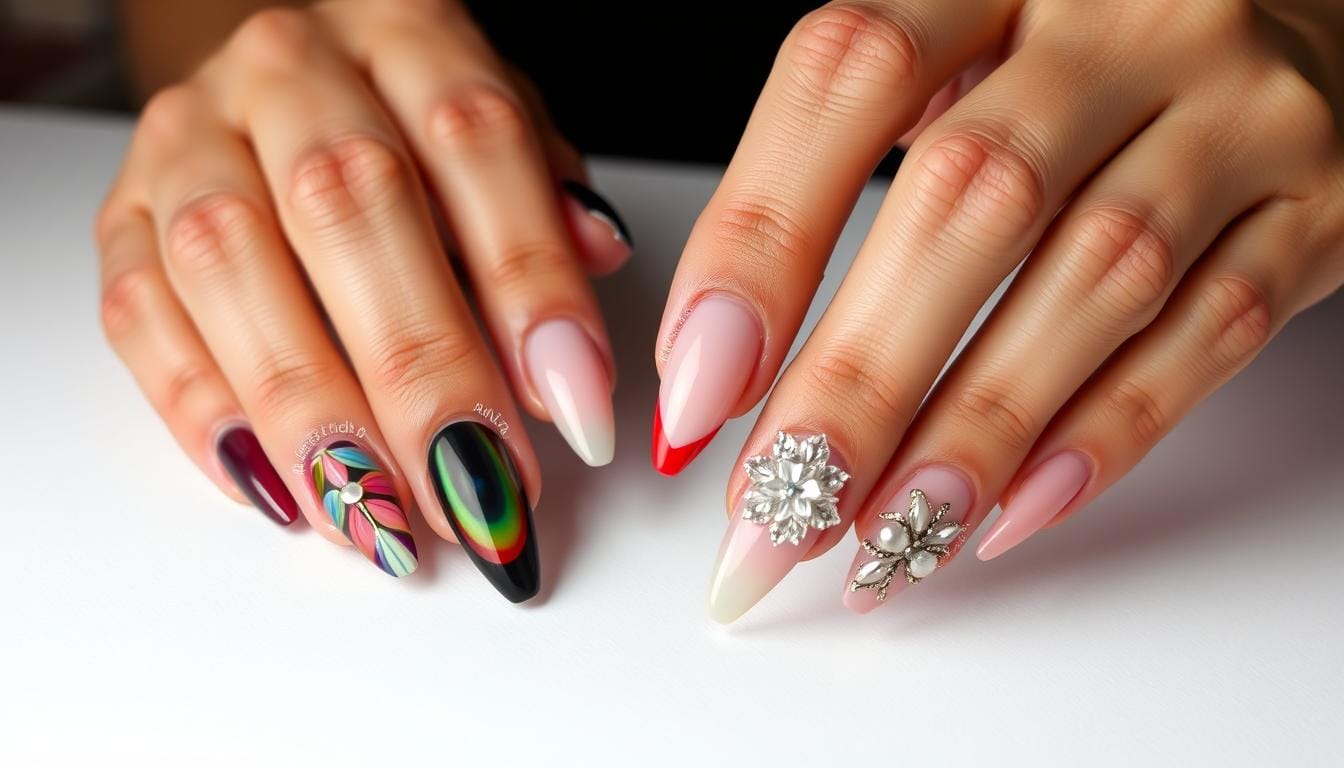 Como fazer unhas formato bailarina