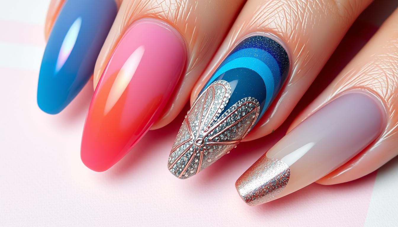 Unhas arredondadas modernas