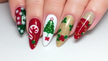 Unhas Decoradas de Natal: Inspire-se com Modelos
