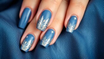 Unhas azul jeans elegantes: dicas para arrasar