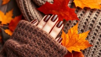 Unhas marrom chocolate: tendência do outono 2025
