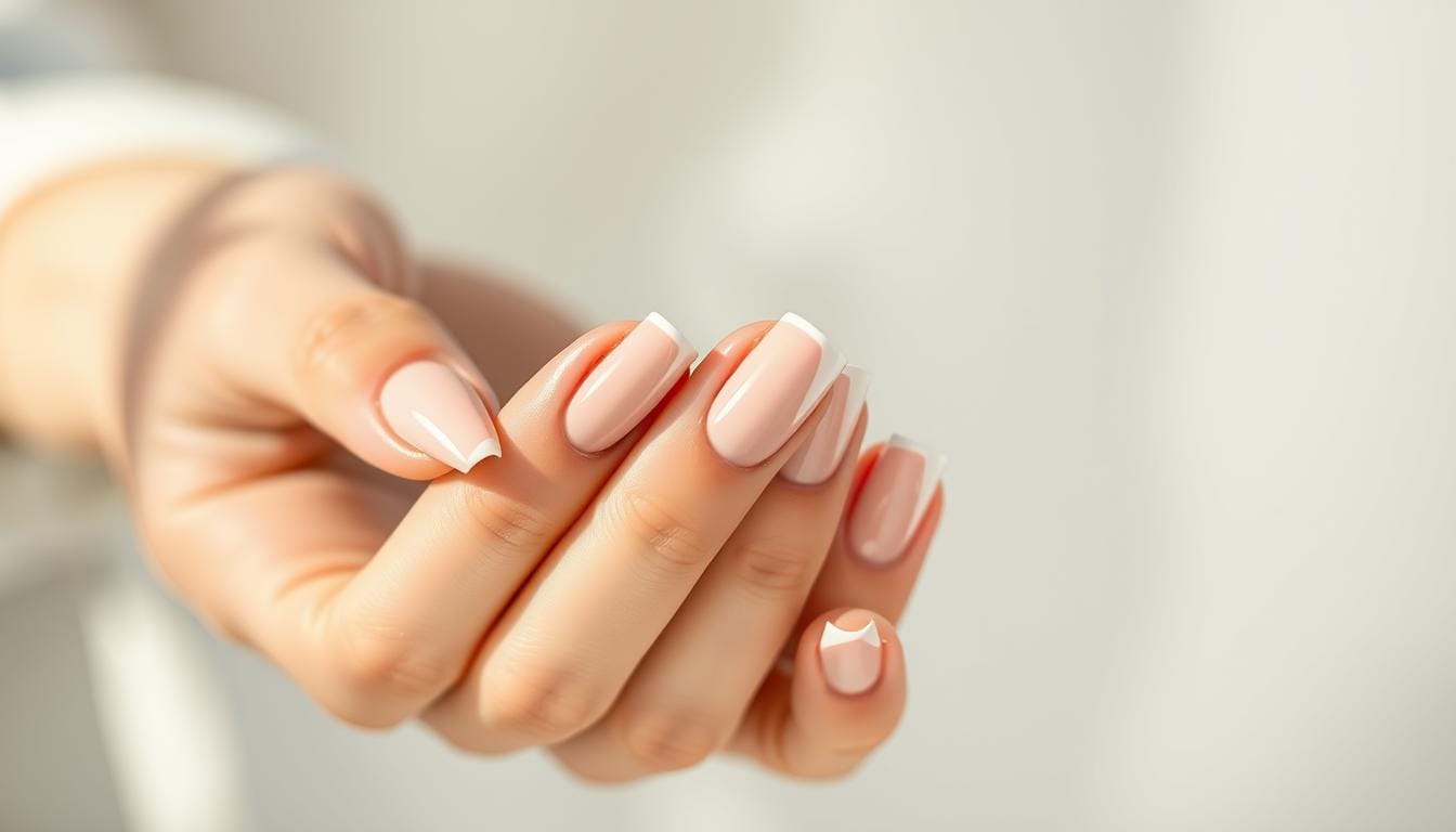 Unhas nude minimalistas