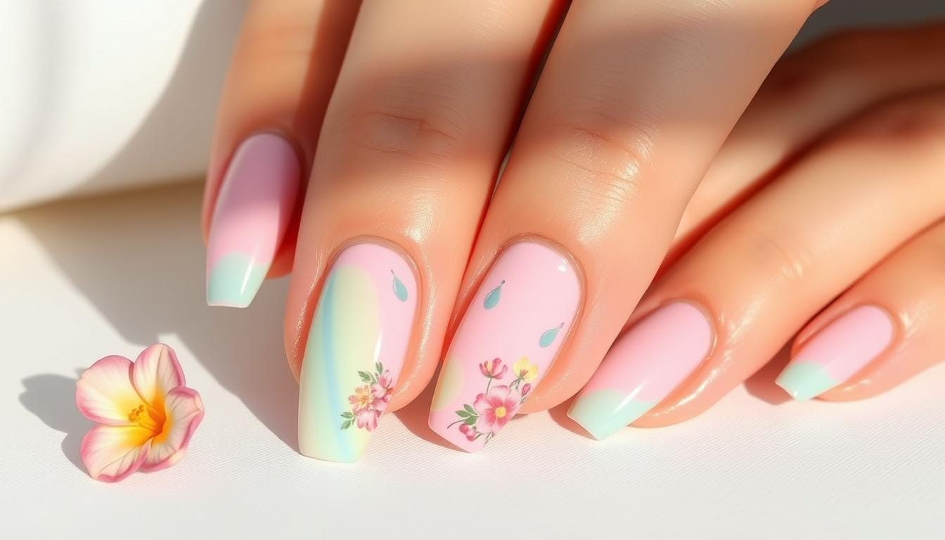 Unhas pastel