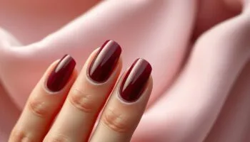 Unhas vinho sofisticadas para um visual elegante