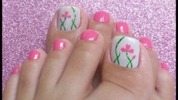 imágenes de uñas decoradas pies