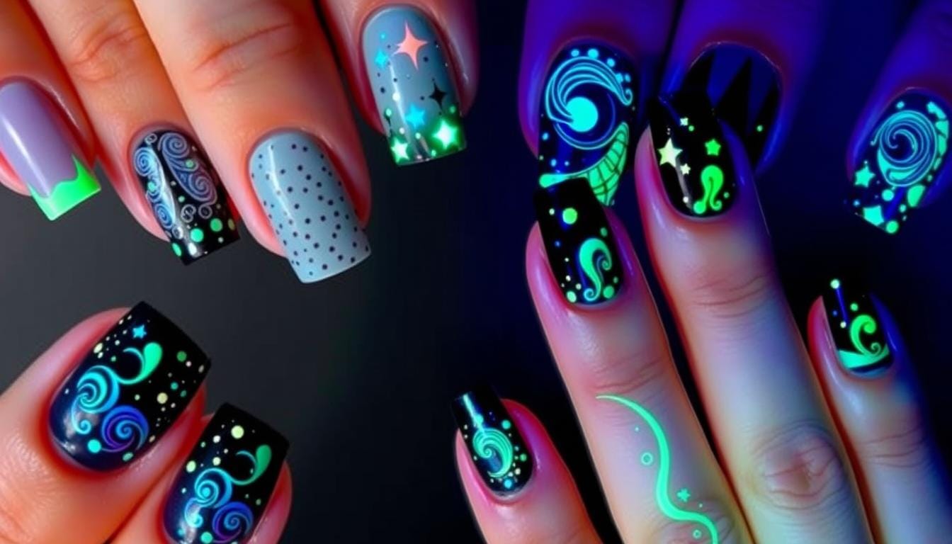 Esmalte que brilha no escuro