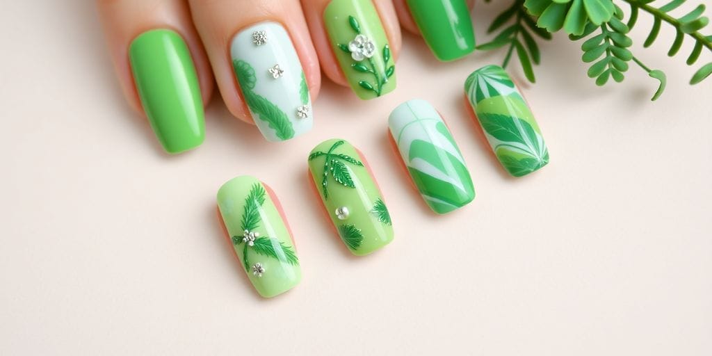 Exploring Green Nail Art Designs
