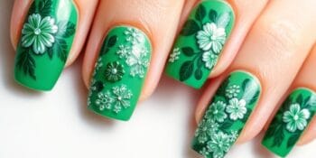 Exploring the Allure of Green Decorated Nails