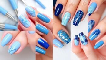 Minhas Melhores Ideias de Unhas Azul