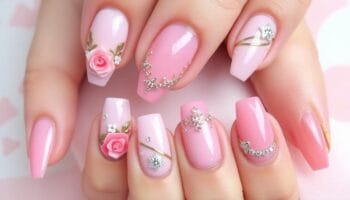 Minhas 7 ideias favoritas de unha rosa