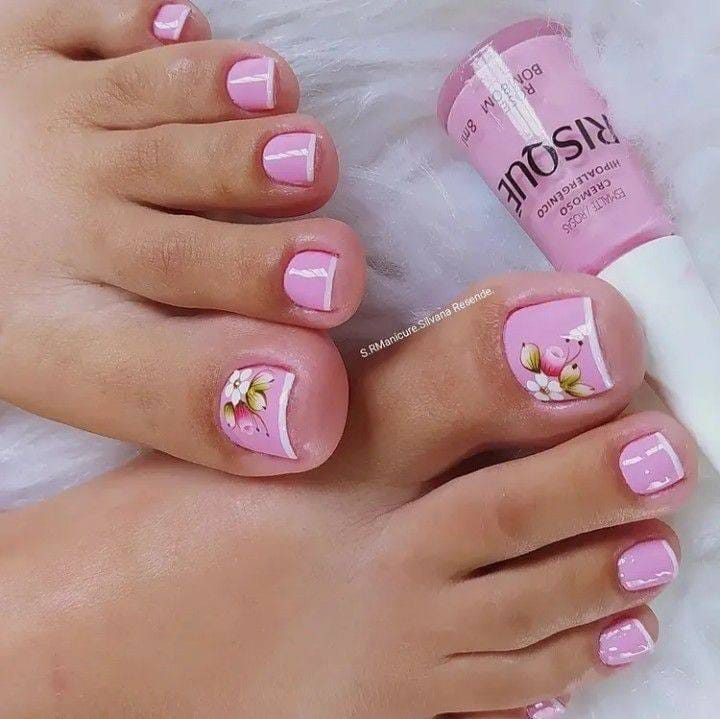 Unhas Decoradas Dos Pés Perfeitas