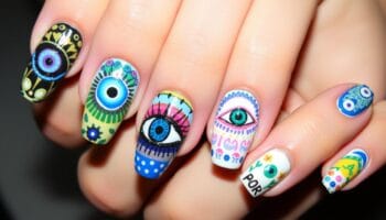 Aprenda a Fazer Unhas Decoradas Olho Grego