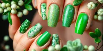 Verde é o Novo Glamour: Unhas Decoradas Verde que Arrasam