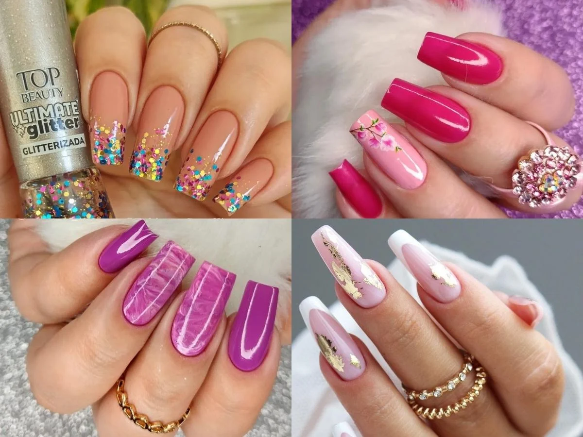Unhas em Gel Decoradas Lindas: