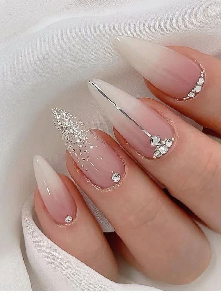 Unhas madrinhas de casamento