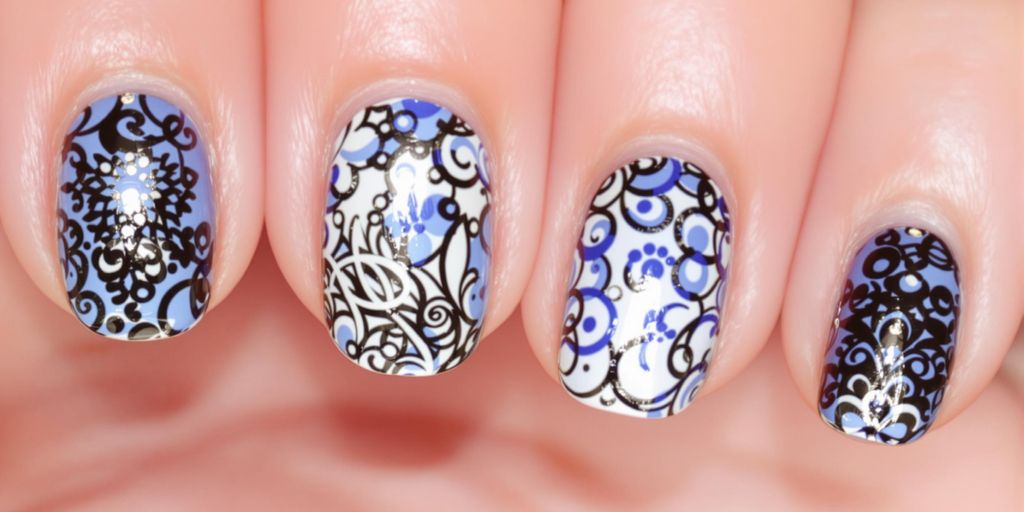 Unhas Decoradas Azul