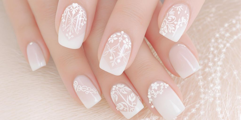 Unhas Decoradas Branco Puríssimo
