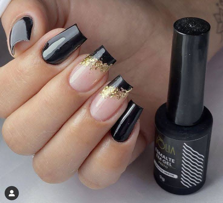 Unhas Decoradas Pretas