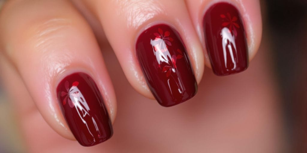 Explore unhas decoradas vermelho escuro: elegância, tendências e técnicas para um visual sofisticado.