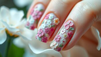 Como Fazer Unhas Decoradas com Papel de Seda da Risque