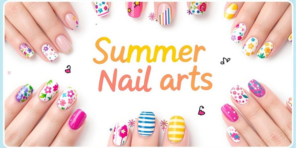 Unhas Decoradas para Verão: Cores Vibrantes e Estilos Divertidos