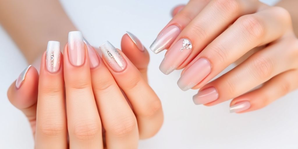 Unhas Francesinhas Cromadas