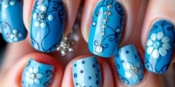 Unhas Decoradas Azul-Petróleo: Impacto e Originalidade