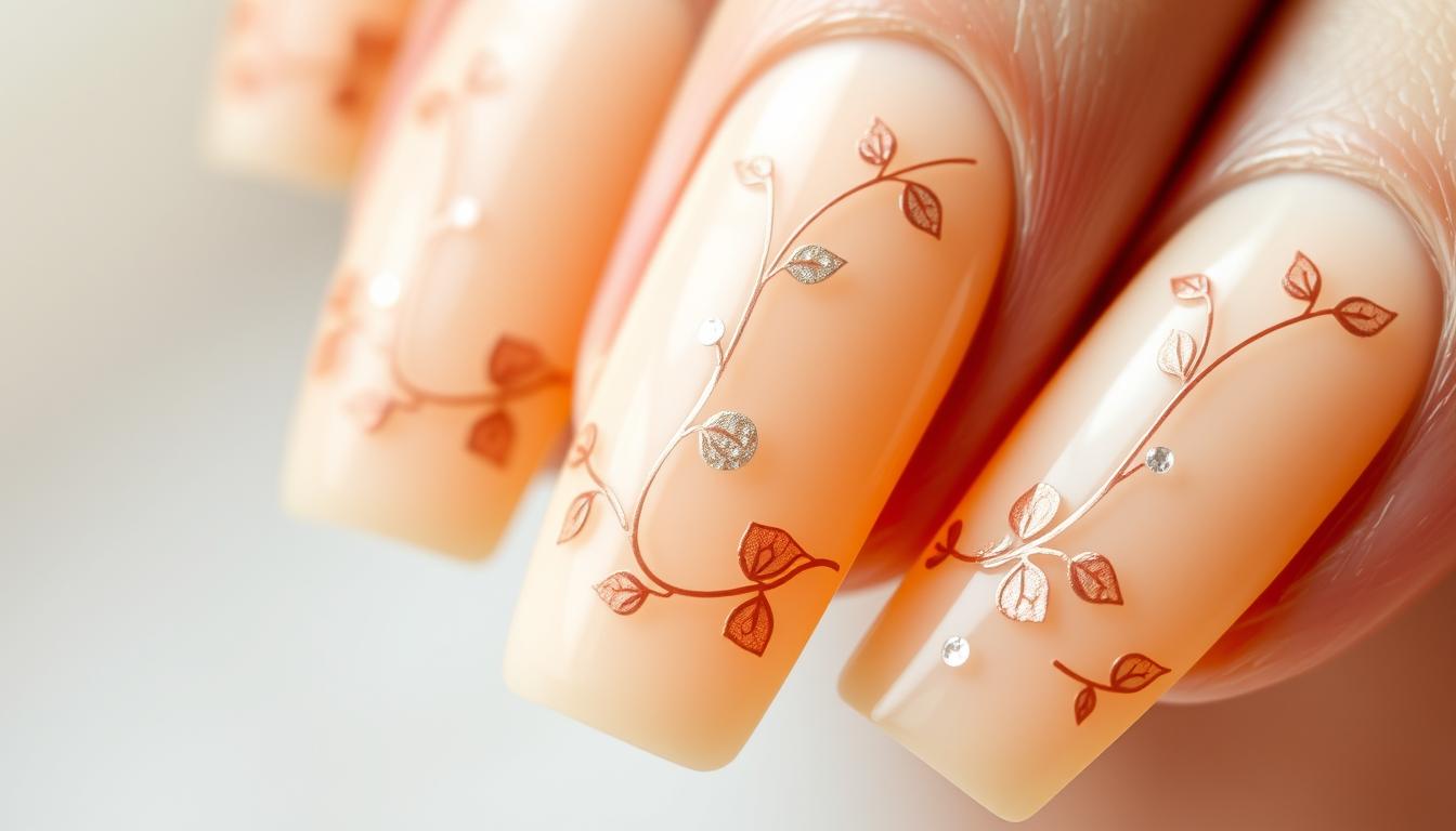 Unhas Decoradas Marfim