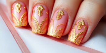 Unhas Decoradas Rosa Dourado: Elegância e Sofisticação Perfeita