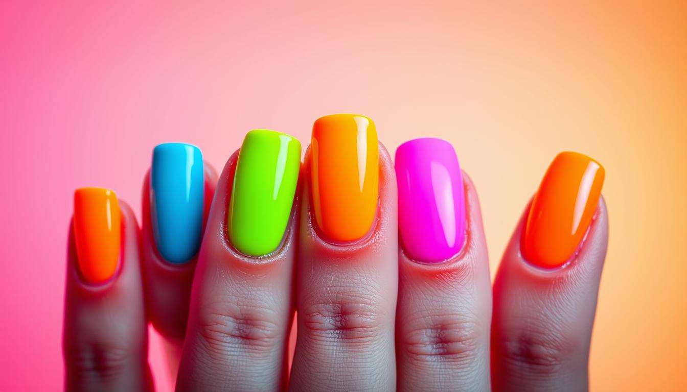 Unhas Neon