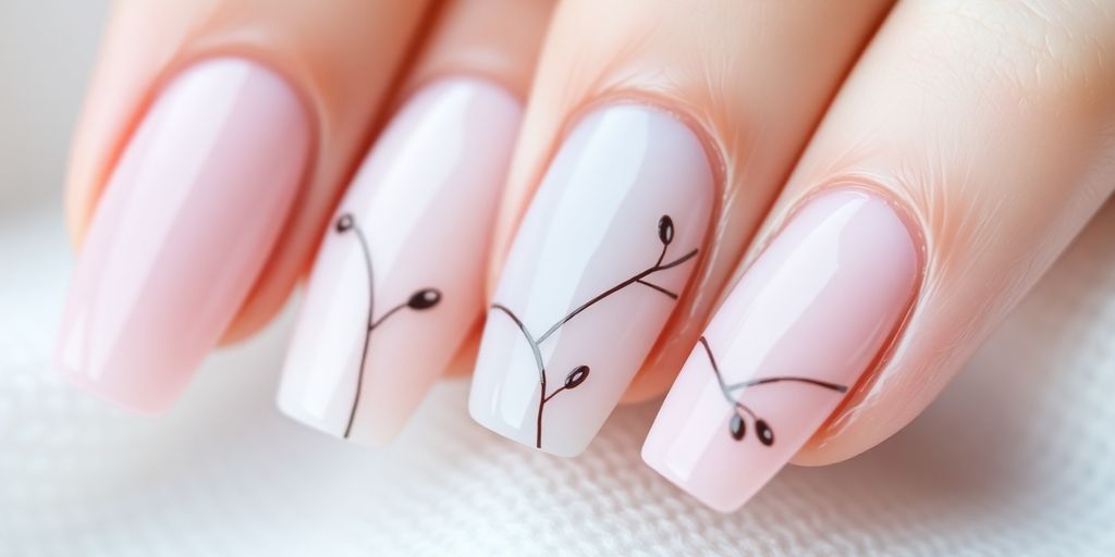 Unhas de Gel Simples e Elegantes