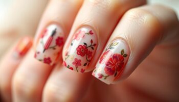 Unhas Decoradas com Inspiração Japonesa Incríveis